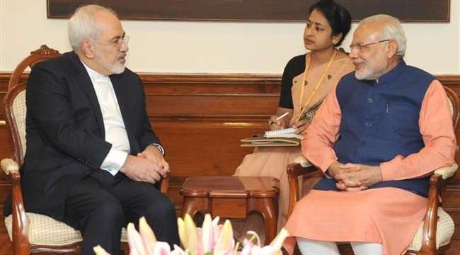 Zarif & Narendra Modi